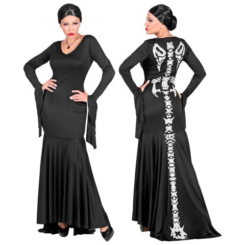 dámský kostým s kostrou